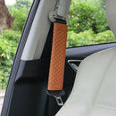 2pcs Stylish Driving Car PU Safety Seat Belt Pads Cover Protector brown