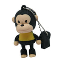 Monkey Cartoon Pen Drive 32GB USB Disk Flash Drive Memory Stick for Laptop