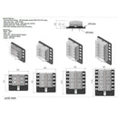 10-Way Blade Fuse Box Fuse Block Holder with Fuses for 12V 24V Car Marine