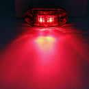 4X Universal 2.5 Oval Clearance LED Lamp 2 Diode Trailer Truck Side Marker Light