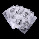 6x Christmas Shrink Paper Film Sheets Heat Shrinkable Paper for Kids Gift