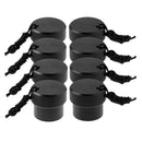 8Pcs Plastic Scuba Diving Threaded Tank Valve Dust Plug Kit Diving Equipment