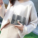 Women Serpentine Shoulder Handbag PU Leather Chain Small Crossbody Bags