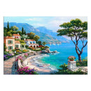 5D Full Drill Diamond Seaside Painting Embroidery DIY Cross Stitch Decor
