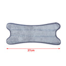 1 Set 2 Pcs Fiber Flat Mop Head Floor Cleaning Cloth X Type Replace Cloth M