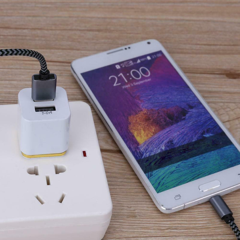 Universal EU Plug 2.1A 2 Port USB Double Charging Adapter USB Charger