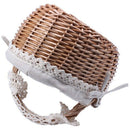 Wicker Basket Rattan Storage Basket Box Picnic Basket Fruit Flower Baskets  F7B2