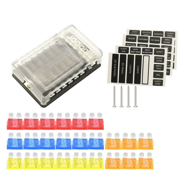 Storage Waterproof 12 Volt System Light Terminal Dc Pontoon Tackle  Kayak Anchor