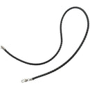 Jewelry Men's Necklace - 3mm Cord - Leather - Stainless Steel - for Men - C Y9T5