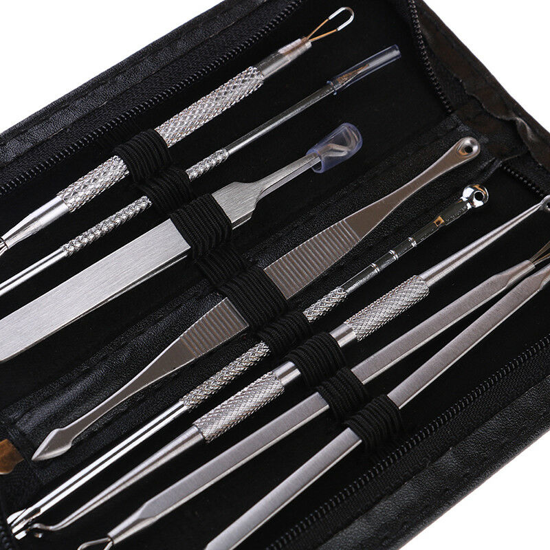 Blackhead Remover Pimple Comedone Extractors Tool Best Acne Removal Kit Treat FT