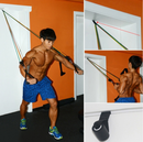 1PC Resistance Band Advanced Door Anchor Band Exercise Training Home Gym - Black