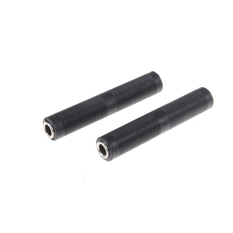 2x 6.35mm stereo female to female jack audio cable coupler adapter connector FT