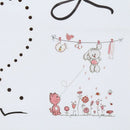 Cute Rabbit Cat Removable Vinyl Kindergarten Nursery Kids Baby Child Room H M2U8