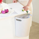 Small Trash Can, Hanging Waste Bin Under Kitchen Sink, PP Wastebasket over