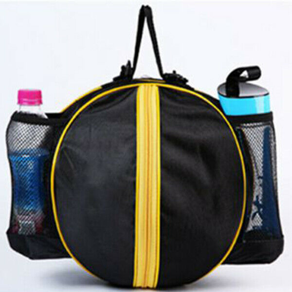 Round Shape Ball Bag Basketball Volleyball Football Backpack Adjustable Sho L7I4