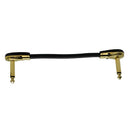 Guitar Patch Cables Right Angle, 15 cm 1/4 Instrument Cables for Effect Ped D9B6