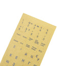Russian Transparent Keyboard Stickers Letters for Laptop Notebook Computer PCC,t