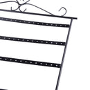 72-Holes Metal Earrings Ear Stud Jewelry Stand Holder Show Rack Hanger Organizer