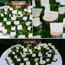 Rustic Wood Table Numbers Holder Wood Place Card Holder Party Wedding Table