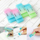 Colorful Jelly Rubber Eraser Pencil Erasers for Kids Teachers School Stationary