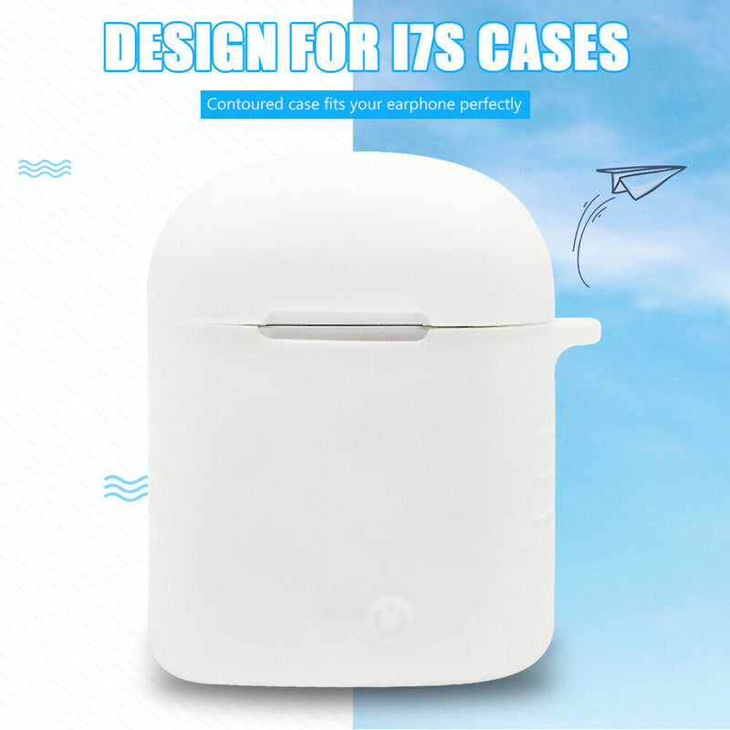 Portable Silicone Wireless Headset Protective Cover for TWS I7S Earphones Case