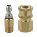2Pcs M18x1.5mm Pressure Washer Hose Connector Quick Coupler Female Thread