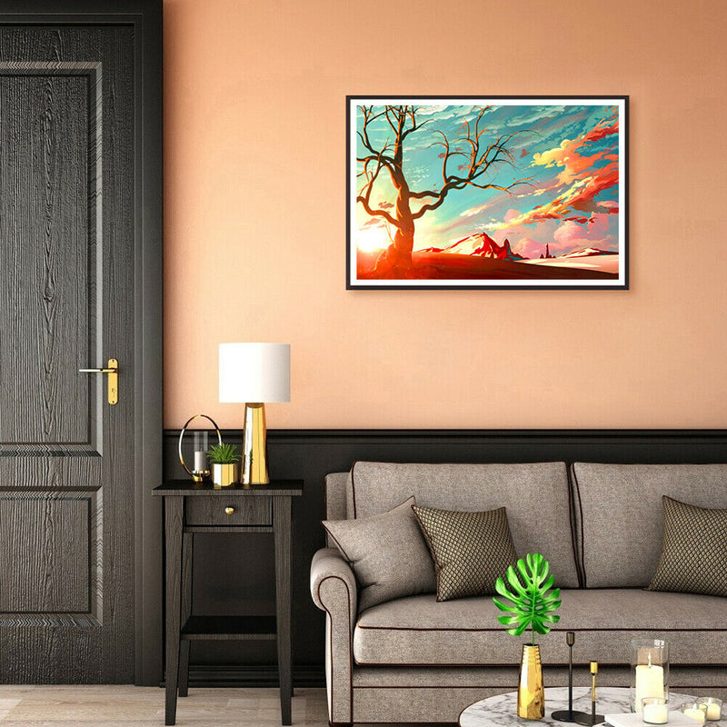 Sunset Tree 1000pcs DIY Paper Puzzles Jigsaw Educational Kids Adults Toys