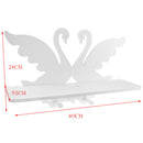 BlesiyaSwan Rack Wall Background Wall Wall Frame Baffle White Hollow Pattern