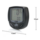 Precise Bike Wireless Odometer Speedometer w/ LCD Display for Riding Training
