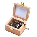 Sky City Wooden Handmade Music Boxes Pretty Hand Crank Tower Birthday Gift