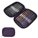 22pcs Multicolour Aluminum Crochet Hook Knitting Needle Set Weave Craft Yarn  3C