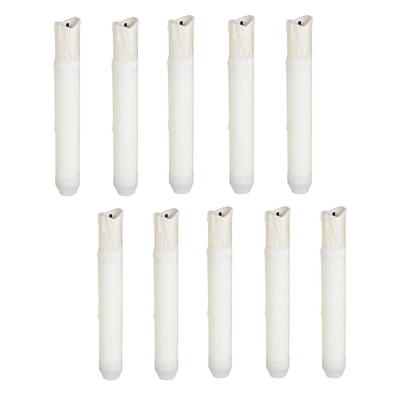 Lot 10pc 155mm Tall Electric LED Candle Flameless Candle Wedding Party Decor