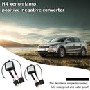 2PCS LED Negative Converter Polar Switch Harness Adaptor Reversed Polarity H4