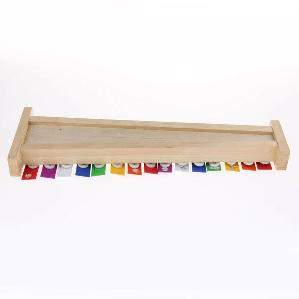 1 Pack Xylophone Sound Brick Colorful 15 Keys Mini Glockenspiel for Children