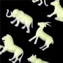 12pcs Glow In The Dark Animal Fluorescent Luminous Stickers Kids Bedroom FT