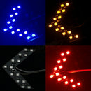 2x 14 SMD LED Car Rear View Mirror Lamp Side Turn Signal Indicator Lights Random