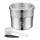 Stainless Steel Reusable Coffee Milk Frother Capsule Cup Filter for Illy
