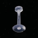 10Pcs Tragus Retainer, Clear Lip Studs, Flexible Acrylic Labret Lip
