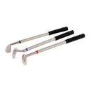 Desktop Golf Bag Pen Holder with Clock & Lawn Base & 3 Golf Club Pens Decor