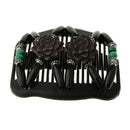 4pack Ladies Magic Wooden Beads Double Slide Hair Combs Clips Hair Accessory