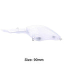 10pcs Wobbler Fishing Lures 9cm 10g Transparent Embryoid Artificial Baits