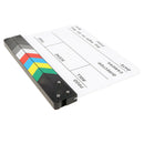 30x24.5cm Acrylic Movie Clapperboard Director Board TV Film Cut Action Scene