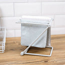 Folding cloth storage rack kitchen countertop dish cloth rack rack wipe rackE6Z3