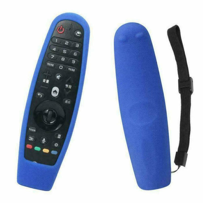 Soft Silicone Case for LG Smart TV Remote Control AN-MR600 AN-MR650a (Blue) A