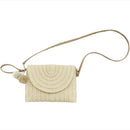 Casual New Ball Hand Clutch Bag Shoulder Crossbody Bag Straw Bag Women Wove