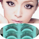 5Pair Artificial Long Thick Eyelashes Lot Natural Looking Extension Wings Fiber