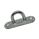 304 Stainless Steel Oblong Pad Eye Plate, Marine Hardware Staple Hook Loop