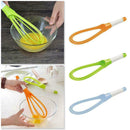 Plastic Manual Egg Beater Home Kitchen Hand Whisk Mixer Milk Egg Cake Beate N1R0