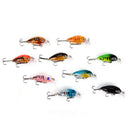 9Pcs/set fishing lure hard bait pesca  wobbler swimbait crankbaits 4.5cm/4 JR