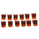 12 Pcs Spring Joint Plastic Mini Hair Clamps Clips for Lady R5H4